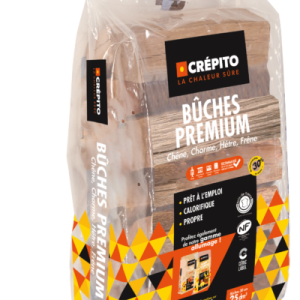 sac bûche premium bois sec 25 litres